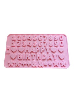 asmat Number Molds, Reusable Chocolate Molds with Happy Birthday Cake Decorating Symbols  - Image 3