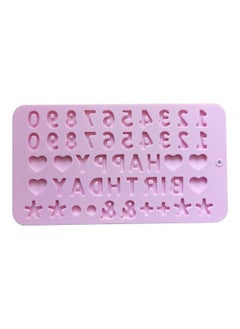 asmat Number Molds, Reusable Chocolate Molds with Happy Birthday Cake Decorating Symbols  - Image 4