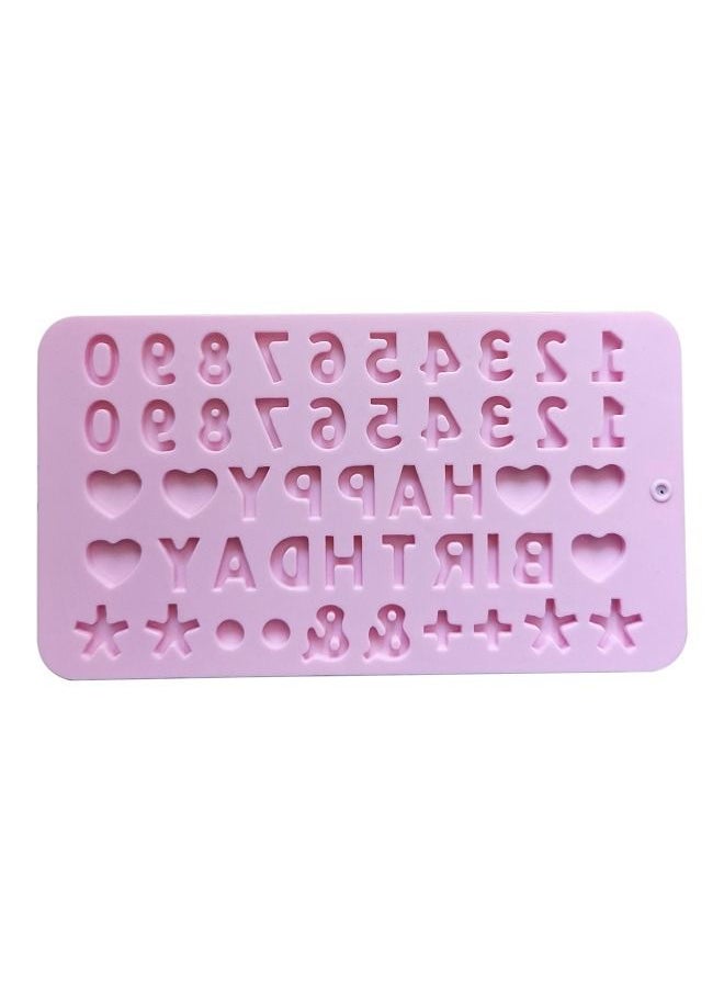 asmat Number Molds, Reusable Chocolate Molds with Happy Birthday Cake Decorating Symbols  - Image 4