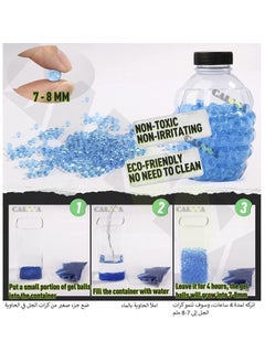 Generic Electric Gun Mini AK47 Blaster Gel Water with 1000 Eco-Friendly Crystal Balls  - Image 2