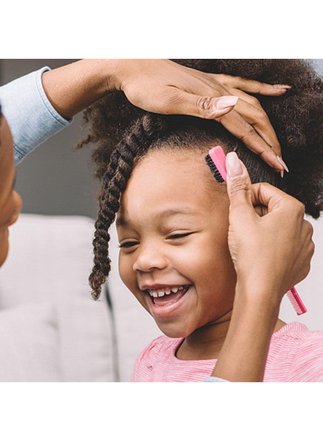 ويكسنيكوز مجموعة 5 قطع من فرش فك التشابك، فرشاة شامبو ذات شعيرات نايلون، فرشاة ذات حافة مزدوجة، فرشاة تصفيف مشط باللون الوردي - Image 5