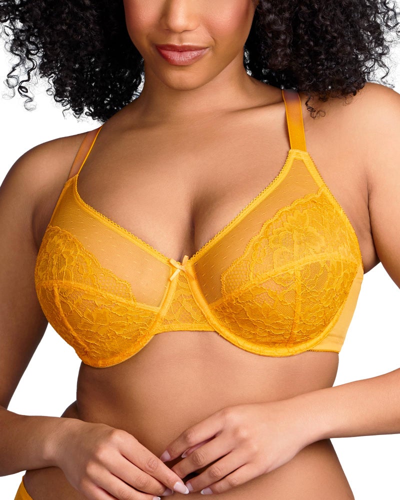 HSIA Minimizer Bras for Women Enchante Full Coverage Underwire Bras Plus Size Lifting Floral Lace Bra for Heavy Breast - Image 1