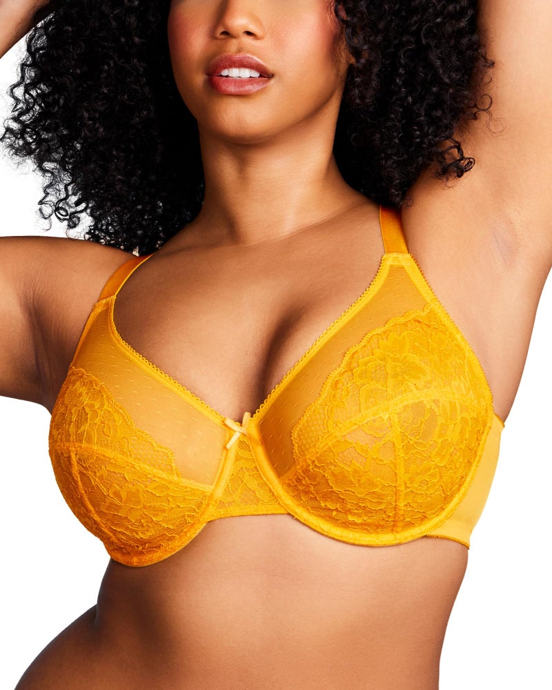 HSIA Minimizer Bras for Women Enchante Full Coverage Underwire Bras Plus Size Lifting Floral Lace Bra for Heavy Breast - Image 4