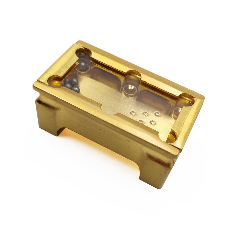 Lu Ban Lock Burning Brain Magic Puzzle Gold Adult Puzzle High Iq Children'S Nine Series Educational Toys Magic Lock Needle - Image 1