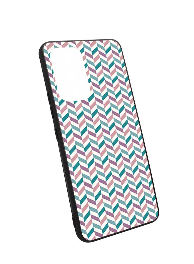 Okteq TPU Protection and Hybrid Rigid Clear Back Cover Case Small Mix Patterns for Samsung Galaxy A53 5G  - Image 2
