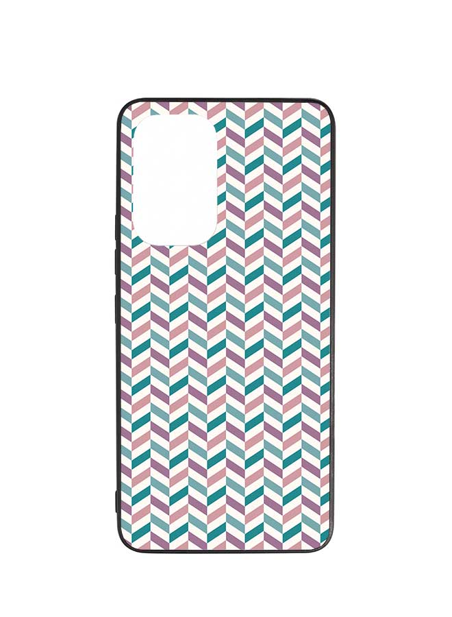Okteq TPU Protection and Hybrid Rigid Clear Back Cover Case Small Mix Patterns for Samsung Galaxy A53 5G  - Image 1