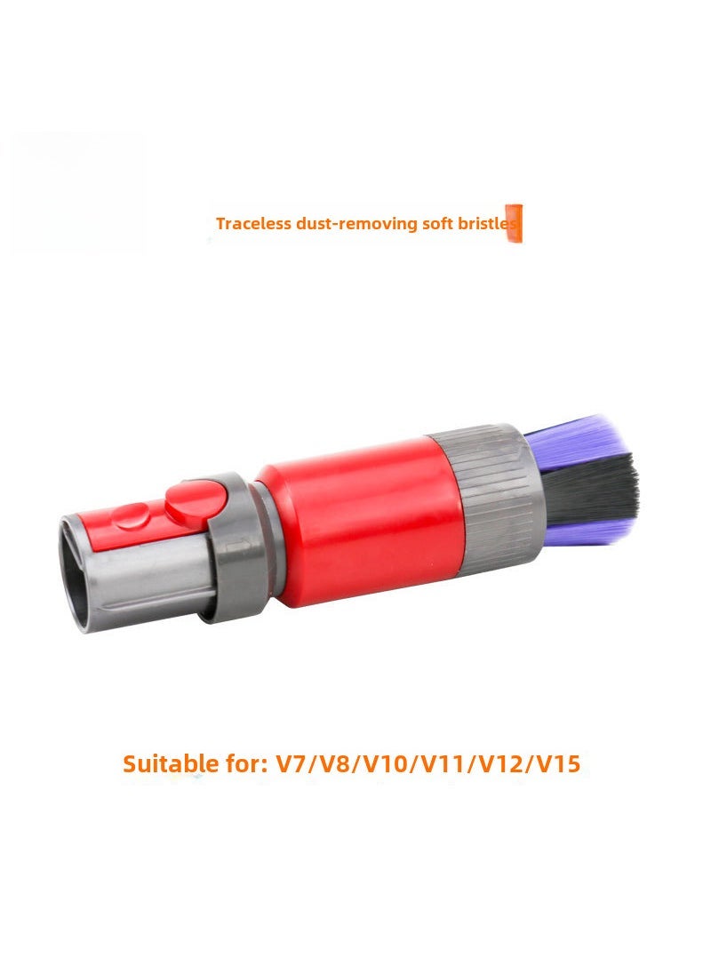 Generic For Dyson Dyson vacuum cleaner V7 8 10 11 12 15 flat suction head mattress brush head round brush soft brush Dust removal soft brush 