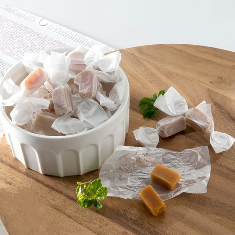 Sliverdew 300 Pcs Candy Wrappers for Caramels Non Stick Wax Paper Sheets for Food, 5x5 Inch Parchment Paper Squares Caramel Wrappers Precut Candy Wrapper Paper for Chocolate Bar, Patty, Caramel, Nougat, Cheese - Image 5