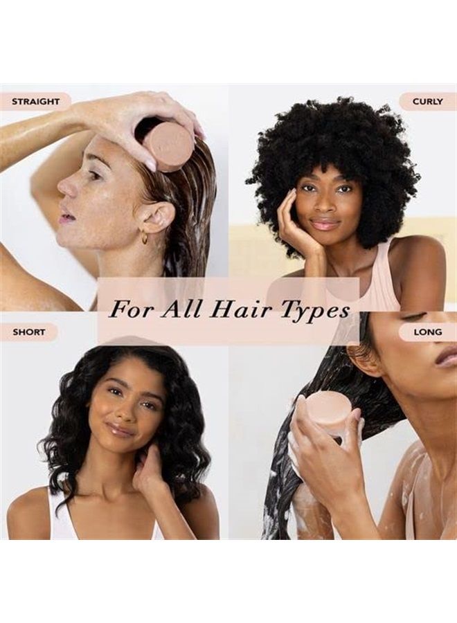 Kitsch نمو الشعر | لوح شامبو الأرز للتقوية | يساعد على جفاف الشعر | صنع في الولايات المتحدة | كل شيء طبيعي | ترطيب | قالب شامبو نباتي صلب للشعر | بار شامبو ماء الأرز | صفر نفايات، 3.2 أونصة - Image 2