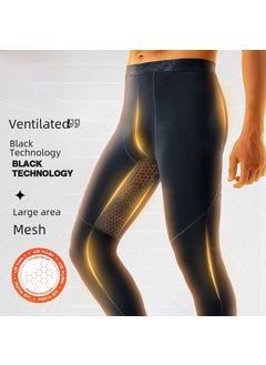 Generic Mens Autumn Thin Thermal Long Johns Breathable Warm Pants Black  - Image 3