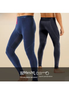 Generic Mens Autumn Thin Thermal Long Johns Breathable Warm Pants Black  - Image 2