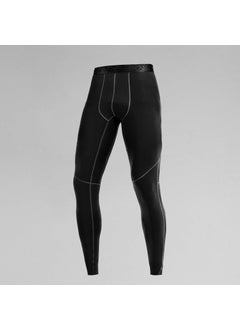 Generic Mens Autumn Thin Thermal Long Johns Breathable Warm Pants Black  - Image 1