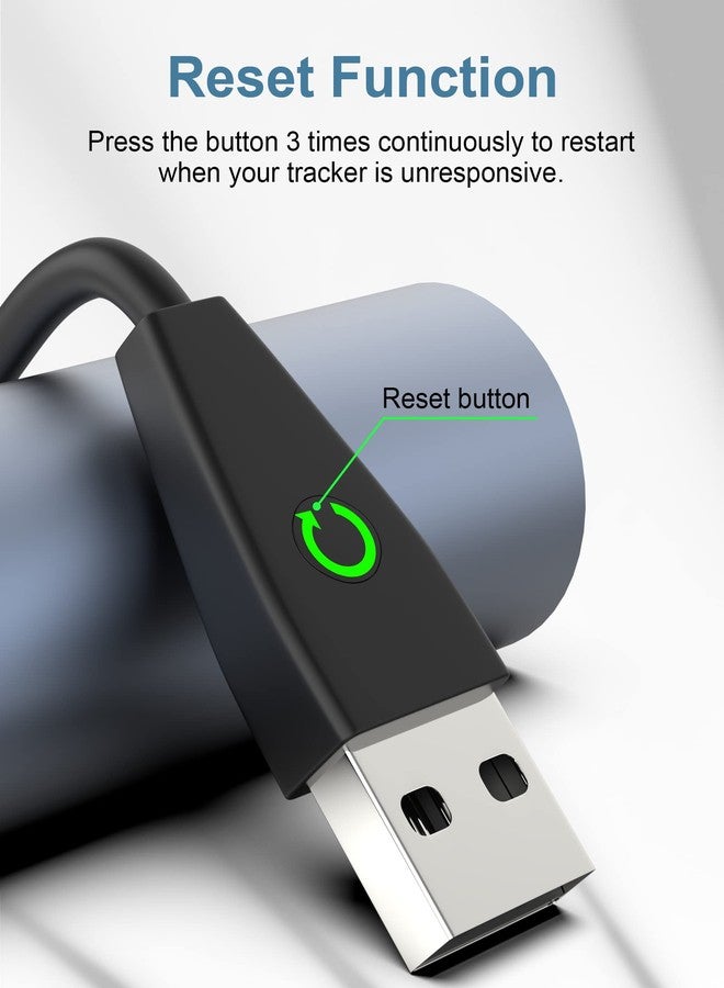 Bicmice 1M Replacement Fitbit Charge 5 & Luxe Charging Cable with Restart Button - Image 4
