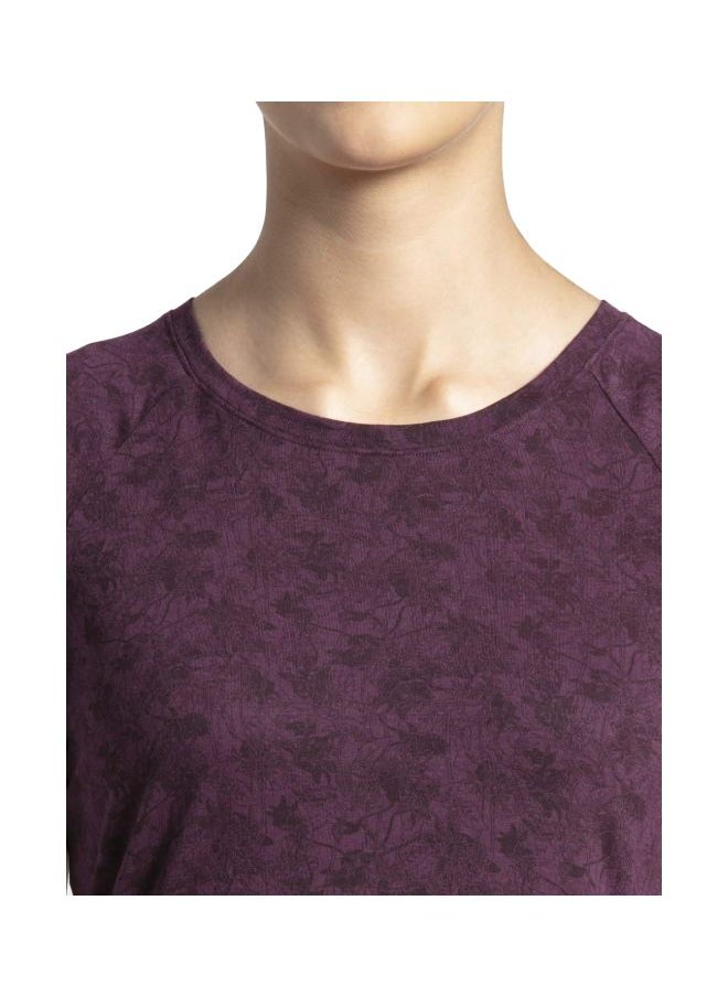 JOCKEY - Jockey AW13 Women Micro Modal Cotton Relaxed Fit Printed Round Neck Half Sleeve T Shirt - Image 1