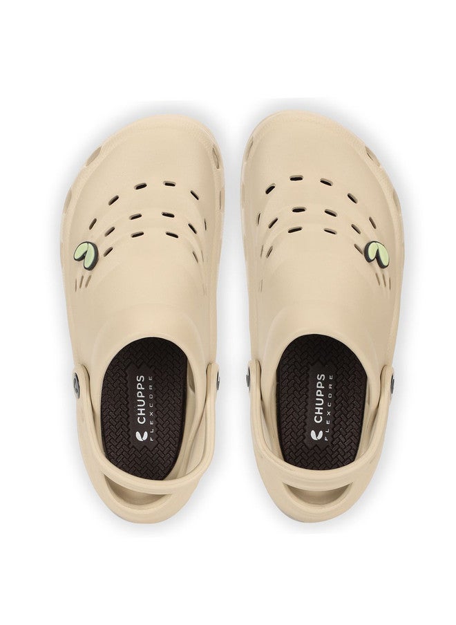 CHUPPS Beige Clogs for Women - Image 2