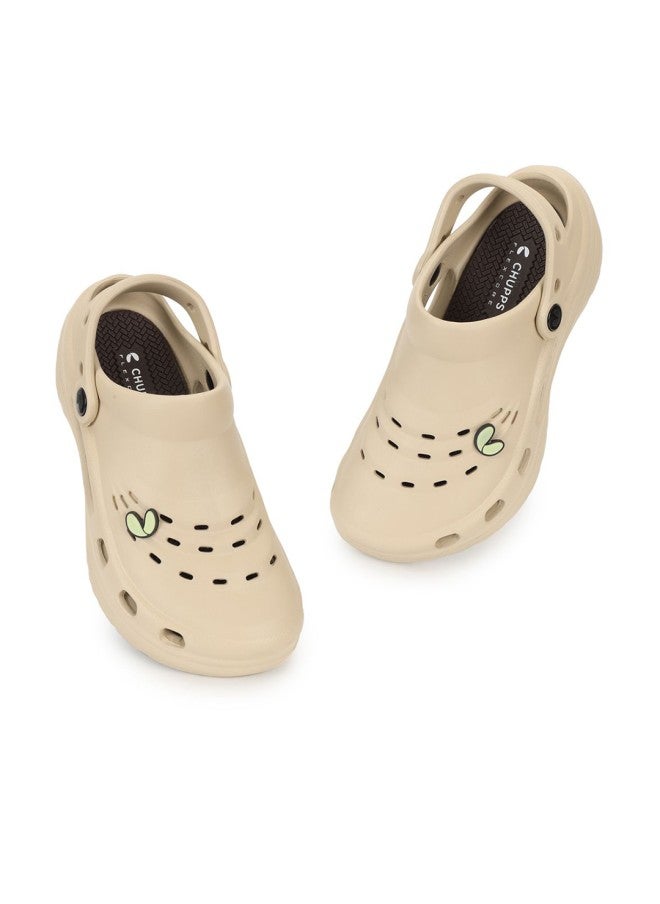 CHUPPS Beige Clogs for Women - Image 3