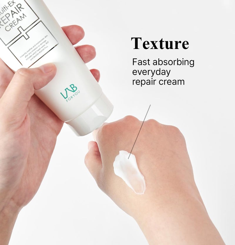 Lab for you Multi-Ex Repair Cream 100ml â€“ Korean Face Moisturizer with Niacinamide & EGF | Skin Repair Cream for Sensitive Skin | Soothing Facial Moisturizer for Women | Hydrating Moisture - Image 5
