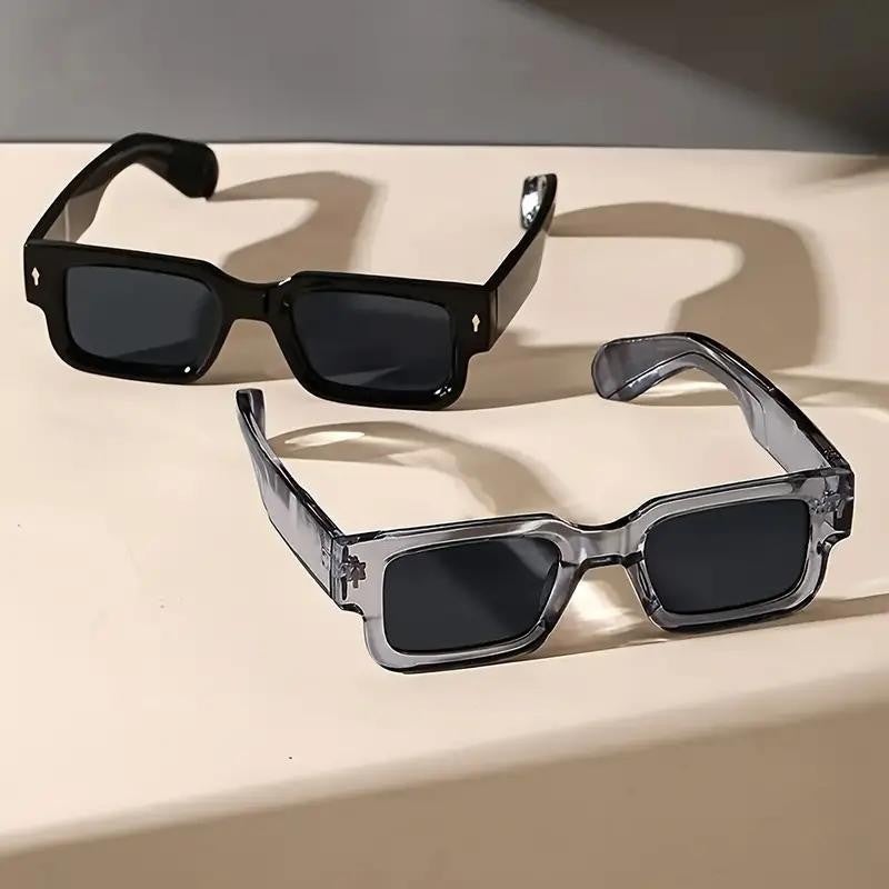 Fashion Square Sunglasses 2-Pack UV400 - Image 1