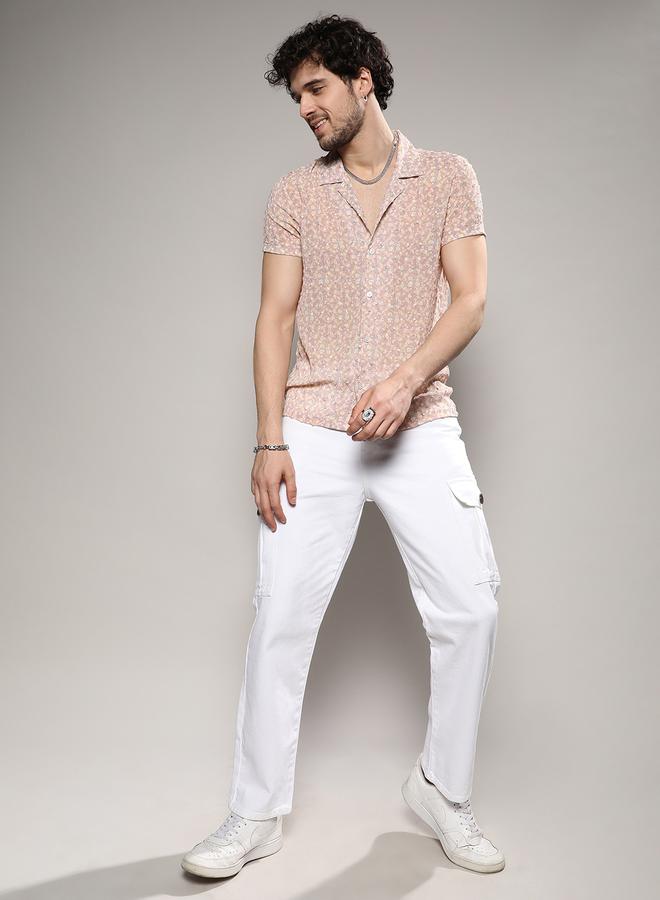 كامبوس سوترا كامبس سوترا قميص كاجوال بطبعة زهور دوبي - Image 4