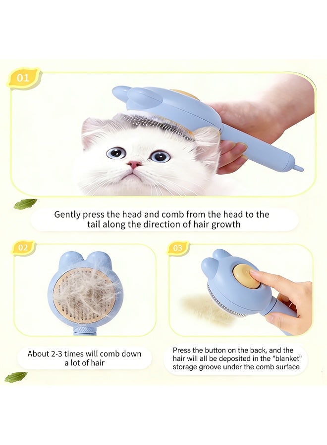 إيبت فرشاة تنظيف ذاتية للقطط والكلاب الصغيرة - لون أزرق - Image 3