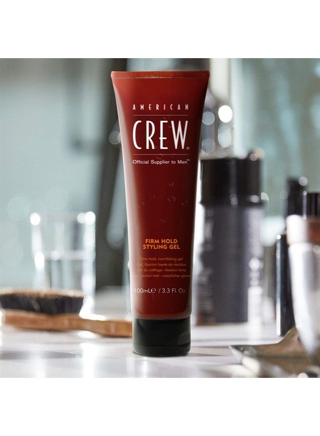 AMERICAN CREW جل شعر للرجال من أمريكان كرو، تثبيت قوي، جل تصفيف غير متقشر، 8.4 أونصة سائلة