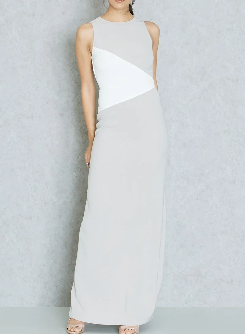 AQ/AQ Colourblock Maxi Dress