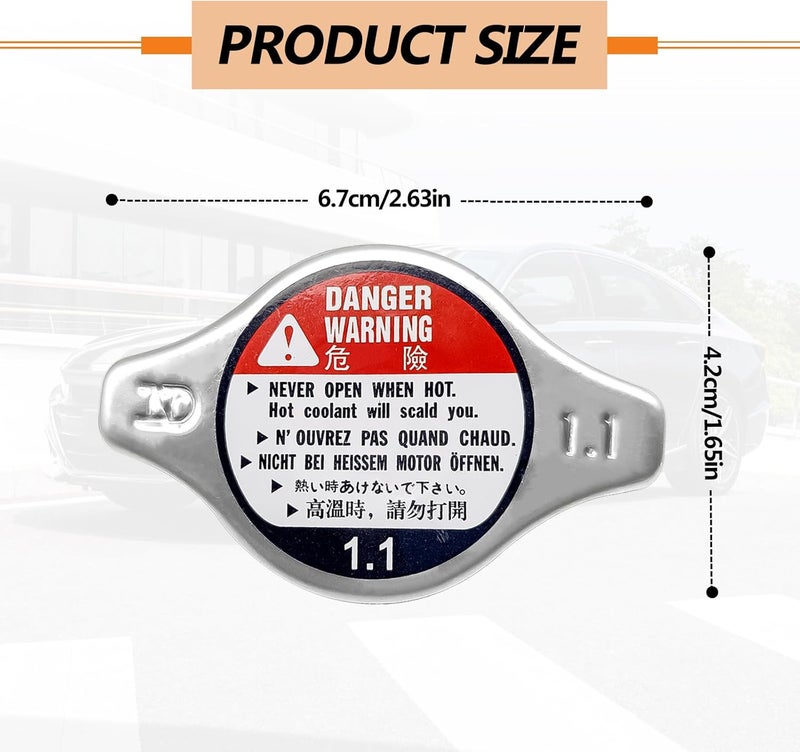 NOTISH Radiator Cap Cover for Honda Vehicles - Image 2