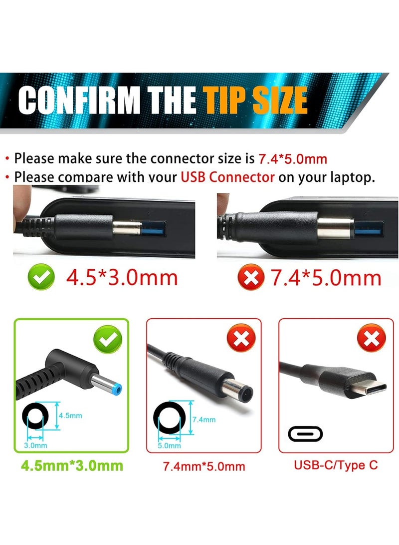 Terabyte LAPTOP ADAPTER / CHARGER FOR HP 135W BLUE PIN  4.5*3.0 - Image 2