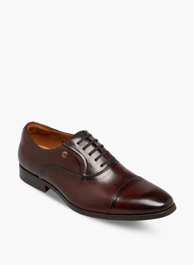 Duchini Men Leather Oxford Shoes