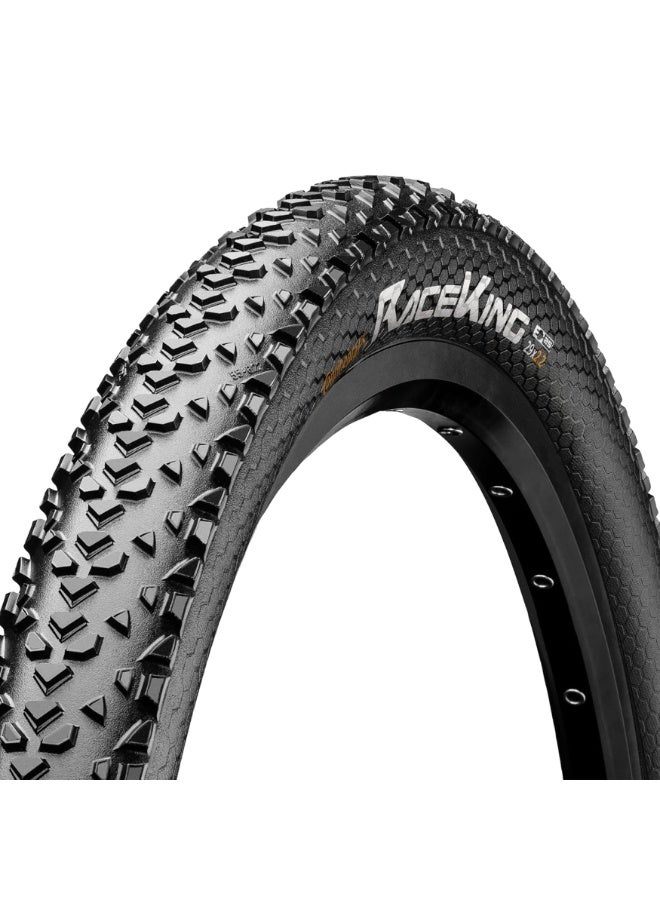 Continental Race King 27.5 x 2.20 Tubeless Ready Folding Mountain Bike Tire, BlackChili Compound, ProTection Technology, E25 E-Bike Compatible MTB Bicycle Tyre, Black - Image 1