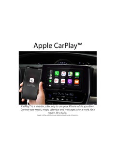 JVC JVC KW-M560BT Apple CarPlay Android Auto Multimedia Player w/ 6.8" Capacitive Touchscreen, Bluetooth Audio and Hands Free Calling, MP3 Player, Double DIN, 13-Band EQ, SiriusXM, AM/FM Car Radio  - Image 1