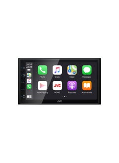 JVC JVC KW-M560BT Apple CarPlay Android Auto Multimedia Player w/ 6.8" Capacitive Touchscreen, Bluetooth Audio and Hands Free Calling, MP3 Player, Double DIN, 13-Band EQ, SiriusXM, AM/FM Car Radio  - Image 3