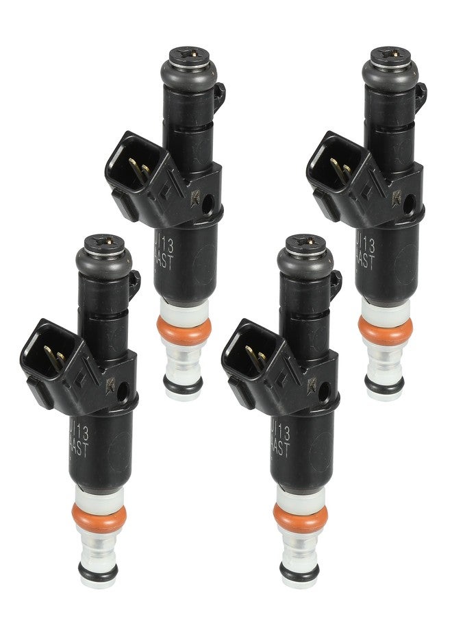 INFINAUTO Fuel Injector, Engine Fuel Injection Nozzle No.16450-RAA-A01 for Honda Accord 2003-2007 2.4L 3.0L for Honda CR-V 2.4L 2007-2009 Black, 4 Pcs - Image 1