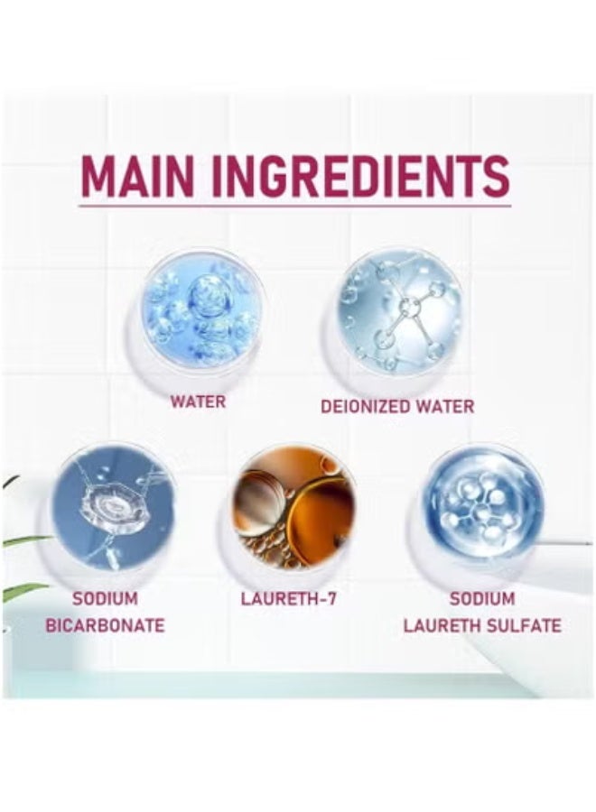 Jakehoe Scale Detergent,Toilet Bowl Cleaner, Bathroom Cleaner, Hard Water Toilet Stain - Dissolving Power, Stubborn Stains Clean Foam, Super Magic Stain Removal Foam Clean for Bathroom (120ml) - Image 4