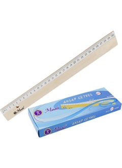 Masis Wooden Board Ruler 30 cm 1 Piece 