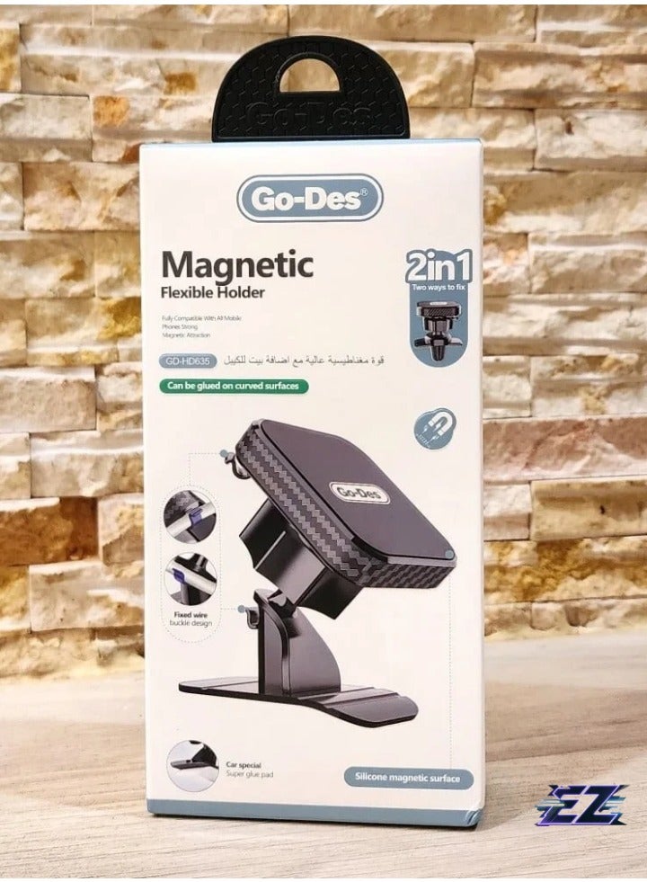 ELTRAZONE Magnetic Car Phone Holder – Secure Mount for iPhone, Android, and More, Dashboard & Air Vent Compatible - Image 4