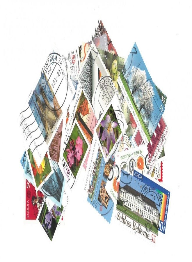Prizm Mittalstamps 50 Different Used Stamps of Germany - Image 2