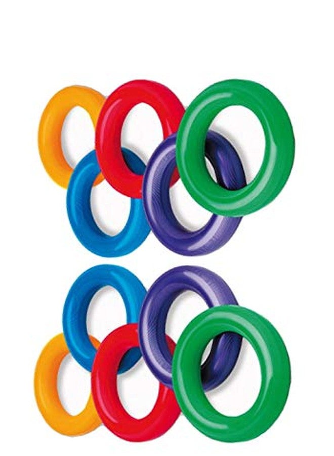 Optimus® Pack of 10 Tennikoit Rings Tennicoit Rings Tenniquoit Rings Tennis Rings Rubber Rings - Plain - Image 1