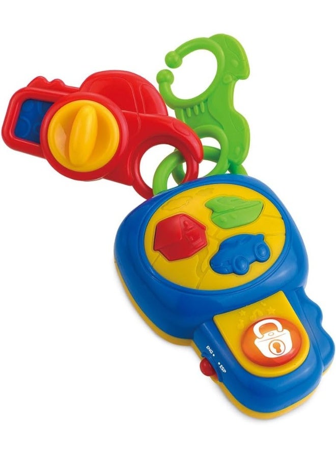 Happy Kids المتعلمون الصغار مفتاحي المتحدث الأول - يعلم الكلمات الأولى، الأضواء والأصوات، ثنائي اللغة، 12 شهرًا وما فوق - Image 2