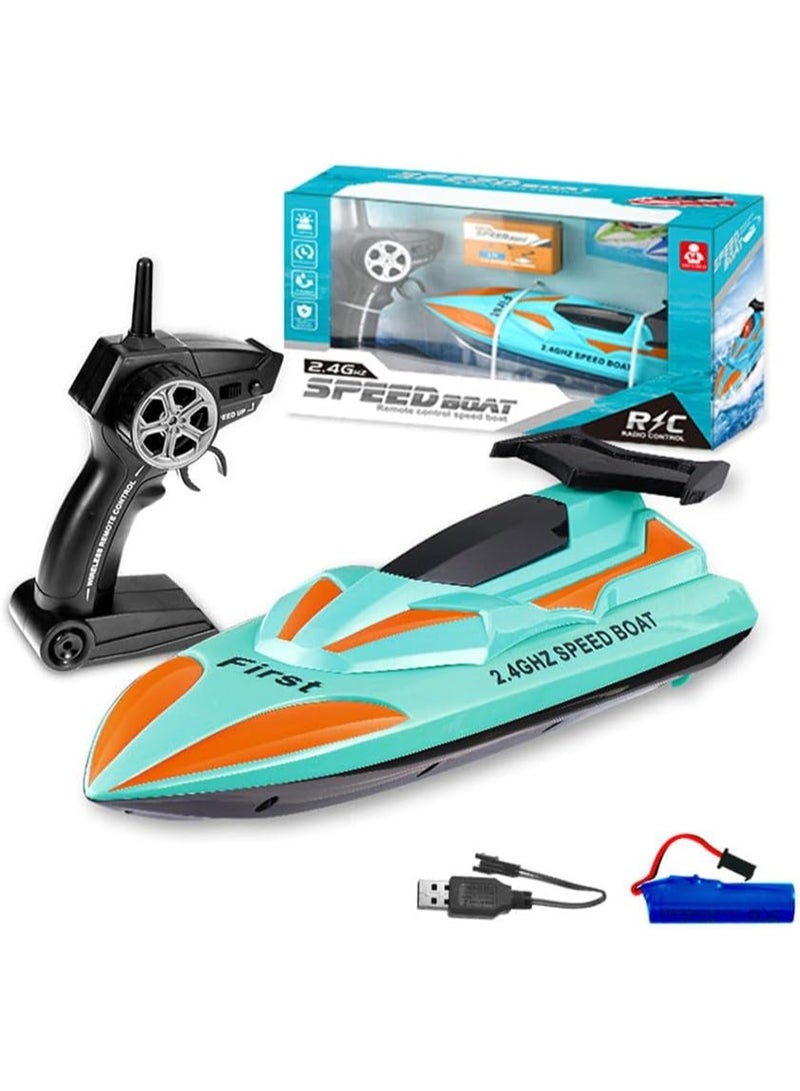 RC Remote Control Boats, Waterproof Remote Control Boat with 2.4GHz High-Speed Controller - Image 1