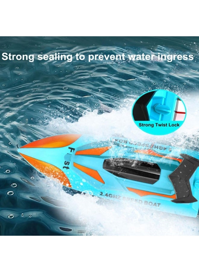 RC Remote Control Boats, Waterproof Remote Control Boat with 2.4GHz High-Speed Controller - Image 3