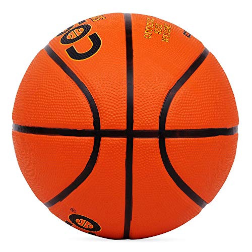 Cosco Rubber Dribble Basket Balls (5, Orange) - Image 2