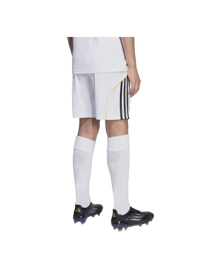 Adidas Real H Sho Y White Football Shorts For Junior 7-8Y - Image 3