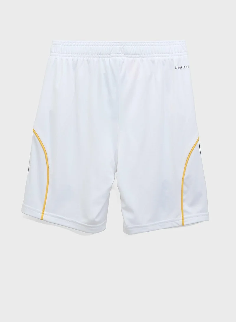 Adidas Real H Sho Y White Shorts (1/4) Shorts For Kids