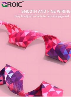 GROIC 2 Pcs Yoga Mat Strap Sling Adjustable Thick Yoga Mat Carrier Stretching Strap Yoga Mat Sling Holder Women Stretching Band,Yoga Parts  - Image 2