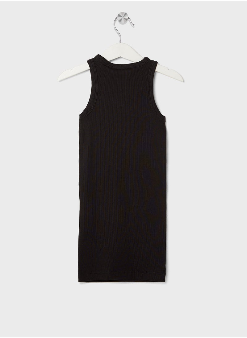 Calvin Klein Jeans - Kids Rib Sleeveless Dress - Image 1