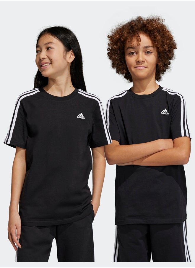 Adidas - تيشيرت إيسينشالز قطن بثلاثة خطوط - Image 1