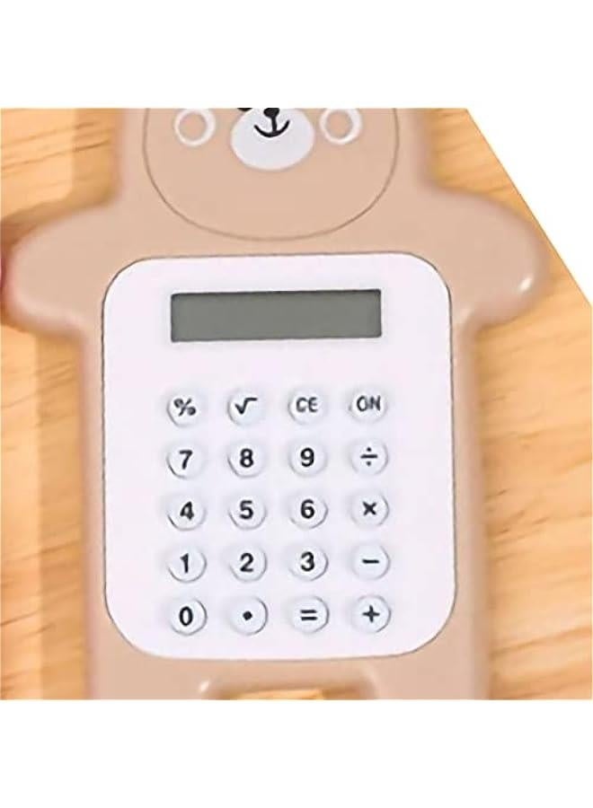 Portable Cute Bear sty1e 8 Digit Calculator Mini Cartoon Calculator with Rubber ons , Calculator , Calculator , Portable Cute Bear sty1e 8 DigCute Caculatators Caculatator Studen - Image 4