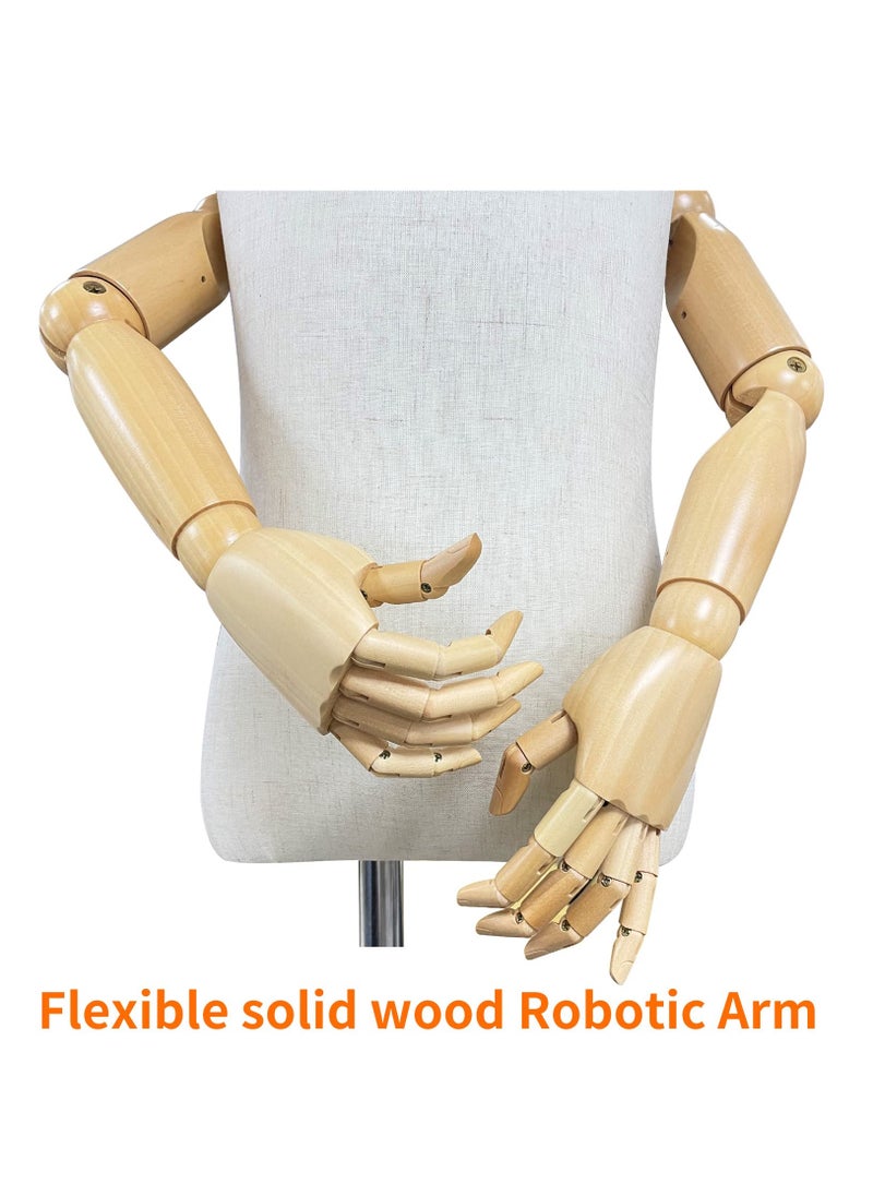 Hihonor Child Mannequin Tailors Dummy Model Adjustable Height Body Manikins Half-length With Arms Model Props Support Structure Show Clothes Children's Clothing Store  - Image 3