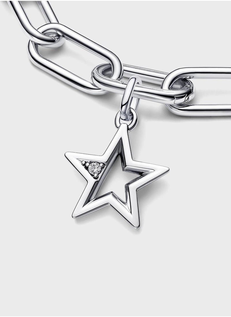 PANDORA Star Sterling Medallion Charm - Image 3